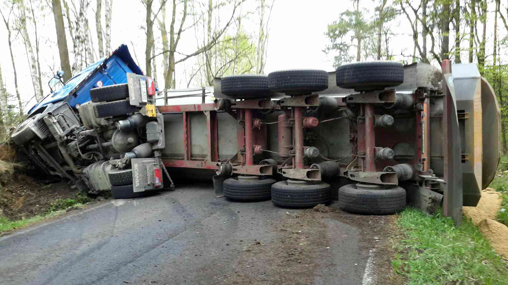 nehoda kaceřov Kamion 2