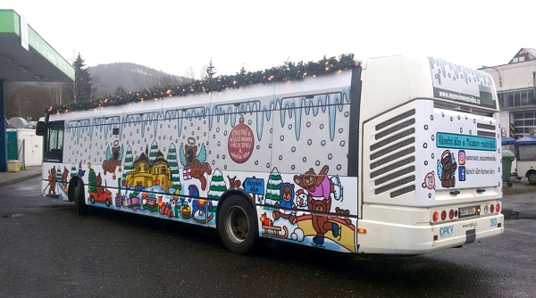 Vánoční autobus Mikulášská jízda