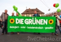 Příznivci i odpůrci imigrace demonstrovali v Schirndingu