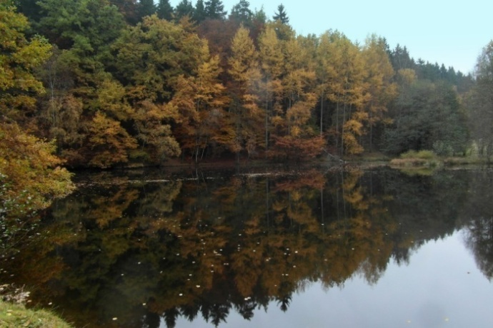 Podzimní zrcadlení - foto: Jiří Pošmura